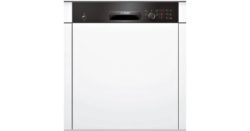 Bosch Serie 4 SMI50C16GB Semi Integrated 12 Place Full-Size Dishwasher in Black